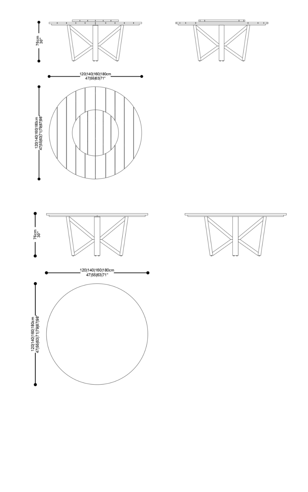 Image of the complete dimensions of the product